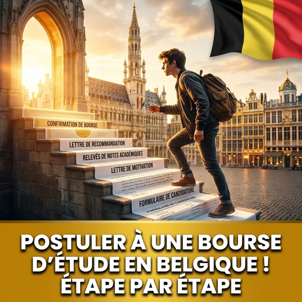 Postuler à une bourse d’étude en Belgique ! étape par étape