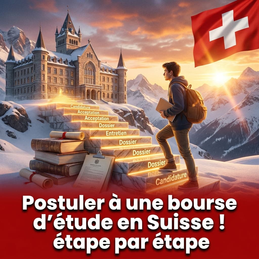Postuler à une bourse d’étude en Suisse ! étape par étape