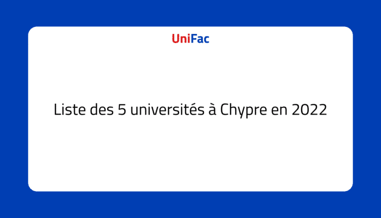 universités à Chypre