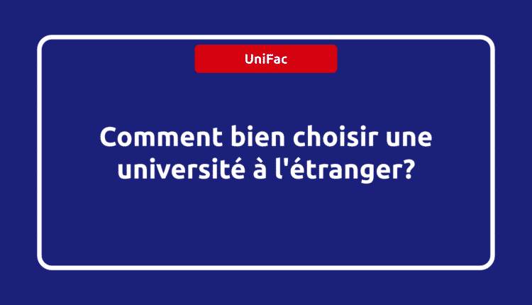 Comment choisir une université