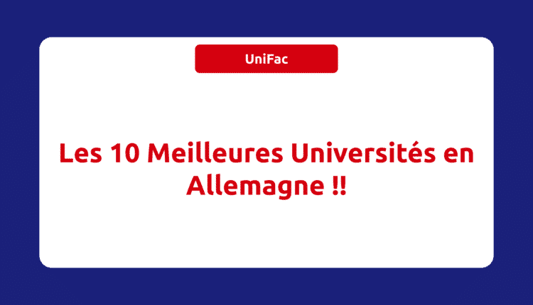 Meilleures Universités en Allemagne