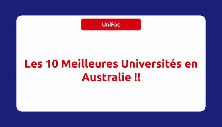 Meilleures Universités en Australie