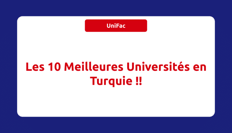 Meilleures Universités en Turquie